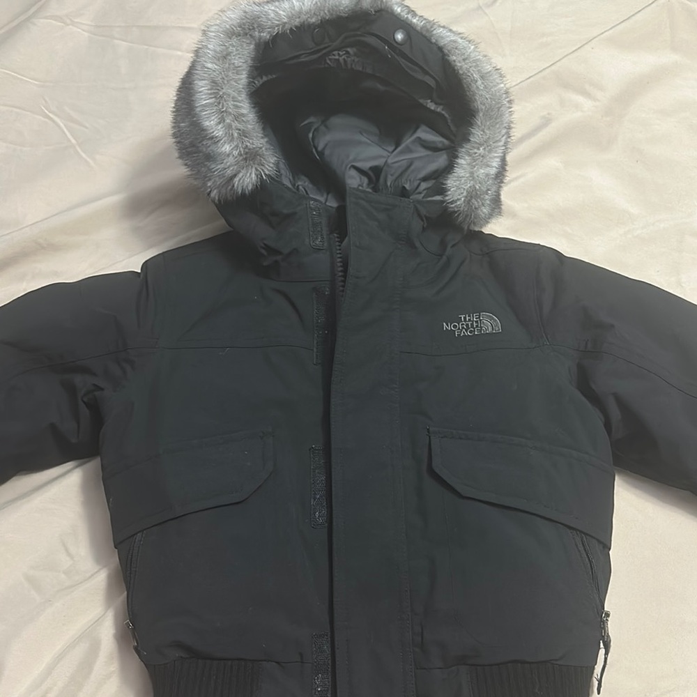The North Face Black Parka with Fur Hood